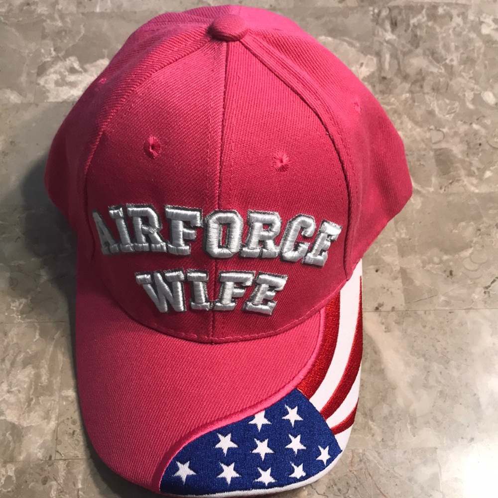 US Air Force Wife Cap, Pink